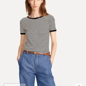 J Crew Skinny Italian leather belt